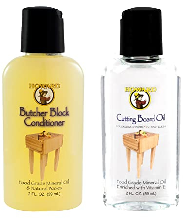 Chopping Board Care by Howard Cutting Board Oil and Butcher Block Conditioner Trial Size 59ml