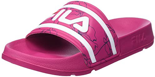FILA Morro Bay P Slipper Teens, Sandalo scorrevole Unisex - Bambini e ragazzi, Carminio, 39 EU