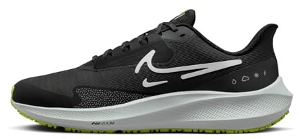 NIKE DO7625-002 Air Zoom Pegasus 39 Shield Men Black/White-DK Smoke Grey-Volt UK 11