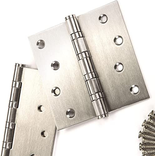 2 Stück SO-TOOLS® Schwerlast Aufschraubbänder/Tragkraft 50 kg/Materialstärke 2,0 mm / 100 x 75 mm/Aufschraub-Scharnier aus Edelstahl/Türscharnier Türbänder mit wartungsfreien Gleitlagern