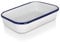 Krüger Emaille Auflaufform Husum - backofengeeignet bis 250°C - aromaneutrale Zubereitung von Quiche, Lasagne, Aufläufen, etc. (36 cm)