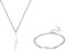 Blitzschlag Bolzen Halskette für Frauen Männer Edelstahl Einfache Street Punk Lightning Bolt Anhänger Halskette Schmuck Inspirational Geschenk für Unisex (silber 2)