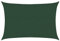 vidaXL Toldo Parasol Lona Protector Solar Sombra de Patio Jardín Terraza Balcón Parque Infantil Exterior de Vela Verde Oscuro HDPE 160 g/m² 3,5x5 m