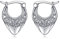Boho Creolen aus Sterling Silber Modisch Vintage Filigran Konisch Kleine Creolen Schmuck Geschenke für Damen