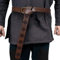 JAOYU Mittelalterlicher Wikingergürtel Leder Renaissance Gürtel für Männer Keltischer Ring Gürtel Ritter Kostüm Cosplay LARP Zubehör