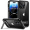 Lanhiem for iPhone 14 Pro Case with Stand, IP68 Waterproof Dustproof Shockproof Kickstand Case with Screen Protector, Full Body Protective Cover for iPhone 14 Pro, 6.1 inch (Black)