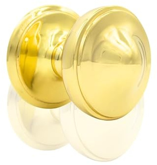Elegant Door Handle, Solid Brass Heavy, Door Pull Interior or Exterior, Door knobs Excellent Craftsmanship, Round Large Door knob Pull. (CKD 11 PL)