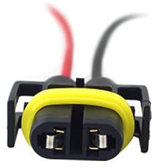 Supvox Steckdose Für H Lampen H11-Kabelbaum 2st Glühbirnenfassung Auto Outlet Lampenfassung Fassungen Für Glühbirnen H11- H11-buchse H8 Lampenhalter Kabelbaum H11 Kabelbaum