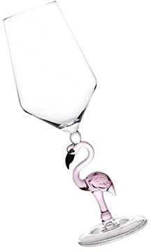 SHOWERORO Flamingo-weingläser Aus Glasmaterial Kreatives Flamingo-design Weingläser Für Rotwein Party-trinkbecher