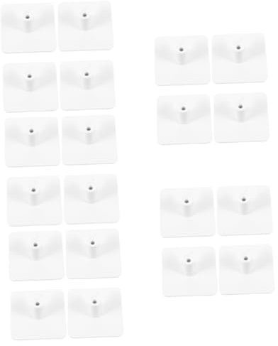 Cabilock 20pcs Space-Saving Stand Mixer Attachment Storage Flat Beat Hook Wall-Mount Hooks for Kitchen Utensil Organiser