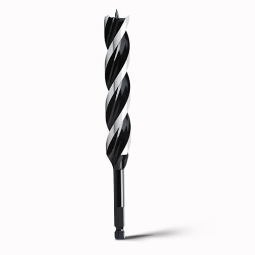 hsawbit Wood Drill Bits, 26mm x 230mm Auger Drill Bit Extra Long | Hex Shank Big Drill Bits Wood Plastic, Drywall Woodworking Large Hole Drill Bit