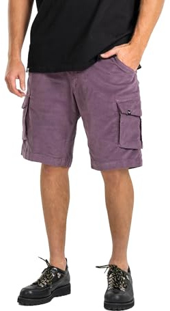 Reell City Cargo Short Baby Cord Purple 34