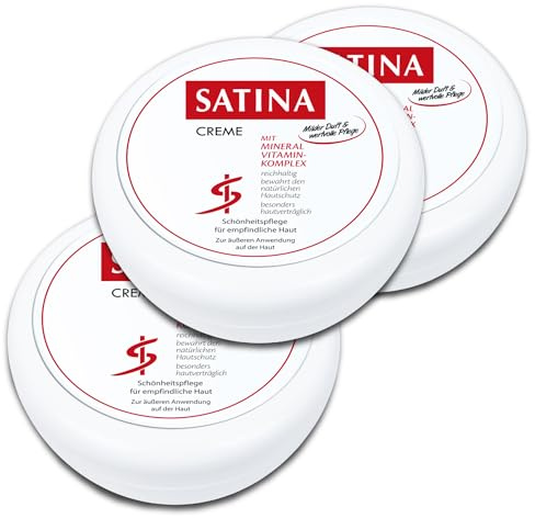 3 er Pack SATINA Creme 3 x 150 ml