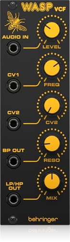 Behringer WASP VCF Eurorack Multi-Mode Filter Modul, Legendäres Analoges „Wasp Deluxe“ Sound Design Tool für Synthesizer und Musikproduktion