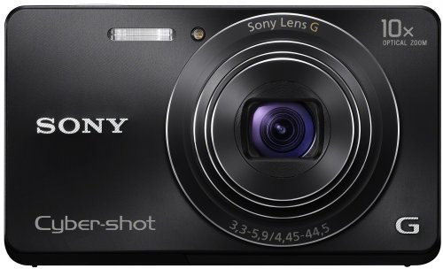 Sony CyberShot DSC-W690 Digital Camera 16.1 Megapixel with 10x Optical Zoom and 3.0-Inch LCD Black (Renewed)