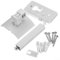 Babominimer 1 support mural, support mural réglable, pour haut-parleur Bose Cube, montage réglable, construction ABS, pour haut-parleur Bose (blanc)