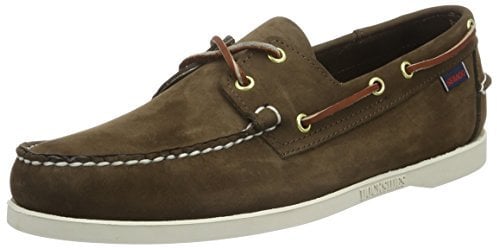 Sebago DOCKSIDES PORTLAND NUBUCK, Mocassini, Uomo, Marrone (Dk Brown 901), 41.5 EU