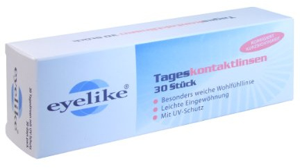 Eyelike Tageskontaktlinsen daily, 30er Packung, -3,75 Dioptrien