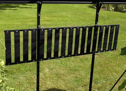 Vitavia Gewächshäuser Gewächshaus-Aluminiumregal 120 x 31cm abklappbar Klappregal schwarz