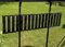Vitavia Gewächshäuser Gewächshaus-Aluminiumregal 120 x 31cm abklappbar Klappregal schwarz