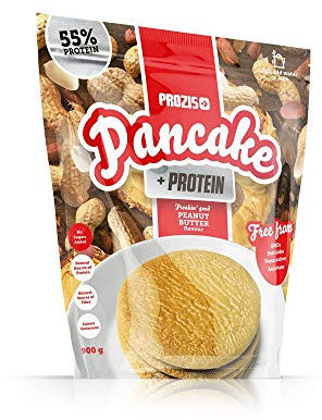 Prozis Pancake + Protein: Tortitas de avena con proteína, Crema de cacahuete - 900 g