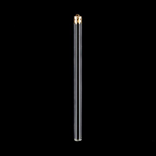 10x Glasstab für Luster Lüster Kronleuchter Ersatzteil in vielen Größen Glas klar Kirstallstab Glas 10 Stück Leuchten Lampen (150mm)