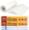 Katbite Pergamentpapierrolle zum Backen, 2 Stück, 38,1 cm x 64 m, robustes Kochpapier zum Backen von Brot, Keksen, antihaftbeschichtet für Ofen, Luftfritteuse, Dampfgarer, Hitzepresse mit 2