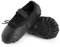 Ballettschuhe aus Leder Ballettschläppchen Tanzschuhe Gymnastikschuh mit Ganze Ledersohle für Kinder Damen Schwarz 32