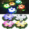 4 Piezas Luz de Loto Solar, Luz Flotante de Loto LED RGB Impermeable al Aire Libre, Utilizada Para Jardín, Césped, Piscina, Decoración de Estanques