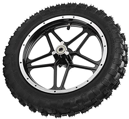 Pocket Bike Reifen, Strapazierfähiges Metall + Gummi 2,5-10 Zoll Vorderrad für Vorderrad Ersatzzubehör für Pocket Bike für Fahrradzubehör für Mini Dirt Bike