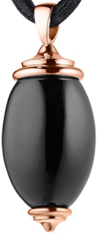 XEN Anhänger mit Onyx rosèvergoldet