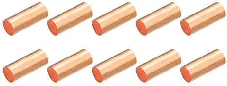 sourcing map Brass Tube Spacer Beads, 2mm x 5mm Glossy Bead 1.7mm Inner Dia for DIY Jewelry Making Crafts Projects, Rose Gold 300Pcs