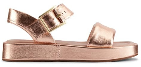 Clarks Alda Strap, Sandali Donna, Copper Metallic, 40 EU