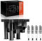 Frankberg 1x Zündspule+ 4x Zündkerze Kompatibel mit C-Max 1.6L 2007-2010 Fiesta VI 1.2L-1.6L 2008-2012 Focus II 1.4L 1.6L 2004-2012 Mondeo IV BA7 1.6L 2007-2015 Replace# 4M5G12029ZA