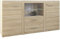 MEBLINE Kommode Rumba/Rodos 2d2sz – Kommode Mit Schubladen – Sideboard Wohnzimmer – Kommode Schlafzimmer – Sideboard Schlafzimmer – Schlafzimmer Möbel – Sonoma Eiche