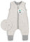 Ehrenkind® Babyschlafsack | Schlafsack mit Füßen 2.5 TOG | Bio-Baumwolle | Ganzjahres Schlafsack Baby Gr. 80 Farbe Natur-Graue Tropfen | Oeko-Tex | Schlafsack winter und Sommer Schlafsack Kinder