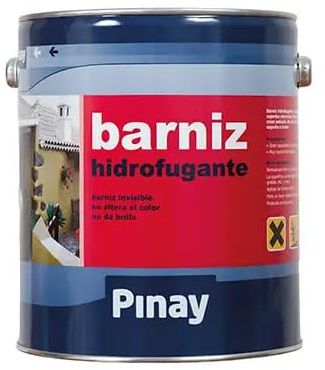 BARNIZ HIDROFUGANTE - El Barniz Hidrofugante es un producto que impermeabiliza e hidrófuga todos los materiales minerales utilizados en la construcción - PINAY (0,75 L)