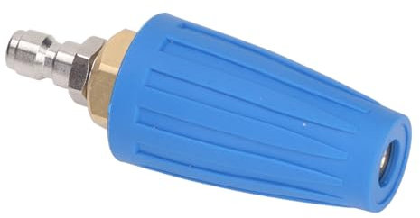 Acouto Pressure Washer Nozzle,Quick Connector Pressure Washer 4000PSI Cleaning Rotating Nozzle for Commercial Industrial Cleaning (040 Hole)