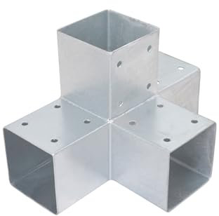 HOLZVERBINDER HEB-033 T-MODELL MIT DOPPELTER VERLÄNGERUNG FÜR 70x70 MM BALKEN - PFOSTENECKE - PFOSTENSCHUH - PFOSTENVERBINDER