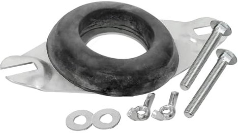 PlumbEZ Universal Close Coupling Kit for Close Coupled Toilets | Includes Bolt & Donut Gasket Plate Toilet Fixing Kit | Cistern Flush Parts for Efficient Maintenance and Repair