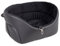 Hunde Autositz Universal Waschbar Abriebfest, Autositz Hund für Vordersitz, Beifahrersitz, Rückbank, Hundebett Hundetasche, M: 51 cm x 40 cm, Schwarz - Kunstleder: Pelzstoff