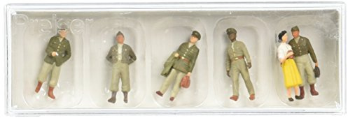 Preiser 1:87 PR10594 Modelleisenbahn 1950 US-Soldaten
