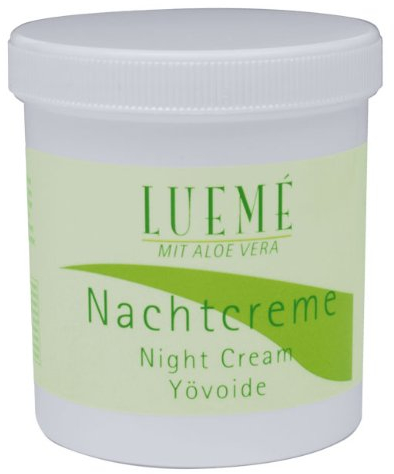 Lueme Nachtcreme mit Aloe Vera Feuchtigkeit spendende Nachtpflege, 270 ml