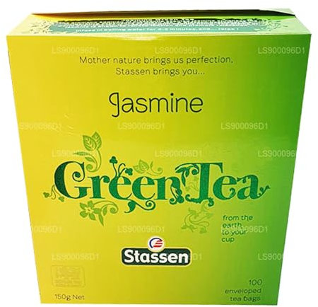 Stassen Pure Jasmine Green Tea, 100 Tea Bags