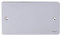 Schneider Electric Ultimate Flat Plate - Double Blanking Plate, GU8220PC, Polished Chrome