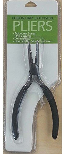 Professional Fusion Hair Extension Pliers designed for easy application and removal of keratin bond extensions with precision and control