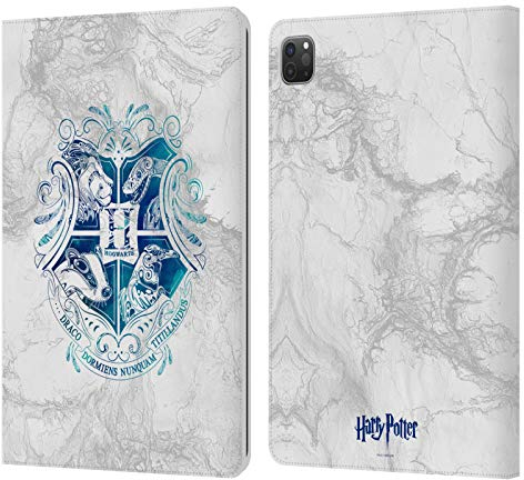 Head Case Designs Licenciado Oficialmente Harry Potter Hogwarts Aguamenti Reliquias de la Muerte IX Carcasa de Cuero Tipo Libro Compatible con Apple iPad Pro 11 2020/2021 / 2022