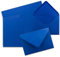 Faltkarten Set mit Brief-Umschlägen DIN A6 / C6 in Royalblau/Königsblau - 25 Sets - 14,8 x 10,5 cm - Serie FarbenFroh