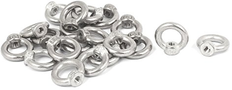 Aexit M4 Gewinde Durchmesser 304 Edelstahl Ringform Ringmutter Verschluss 20 STÜCKE (fbf519d1bfdeffb152fae85484d68348)