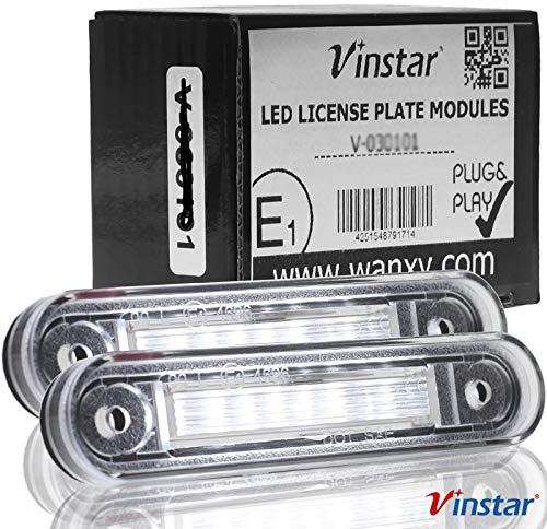 LED Kennzeichenbeleuchtung kompatibel mit W201 W202 W124 A124 C124 E-Klasse